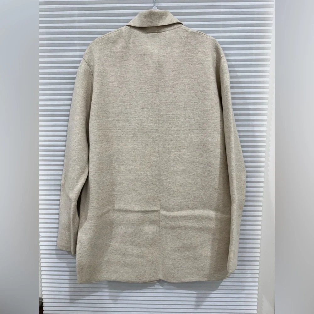 Aritzia The Group by Babaton Society Shirt Jacket Heather Oatmeal XS